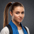 普通球迷用户头像，一位扎马尾的年轻女性